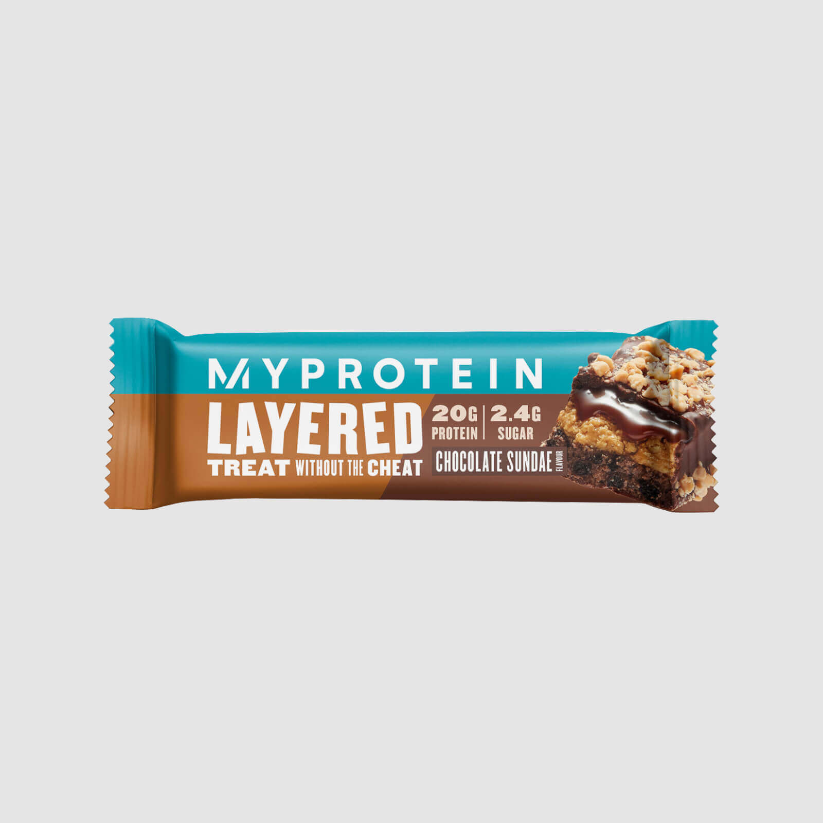 Myprotein Barretta proteica a 6 strati - 60g - Sundae al cioccolato