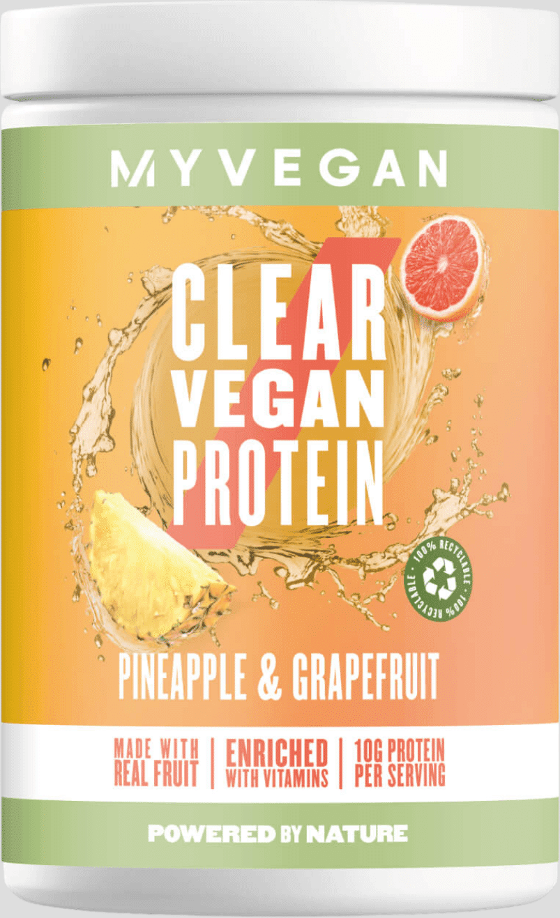 Myvegan Clear Vegan Protein - 320g - Pineapple & Grapefruit