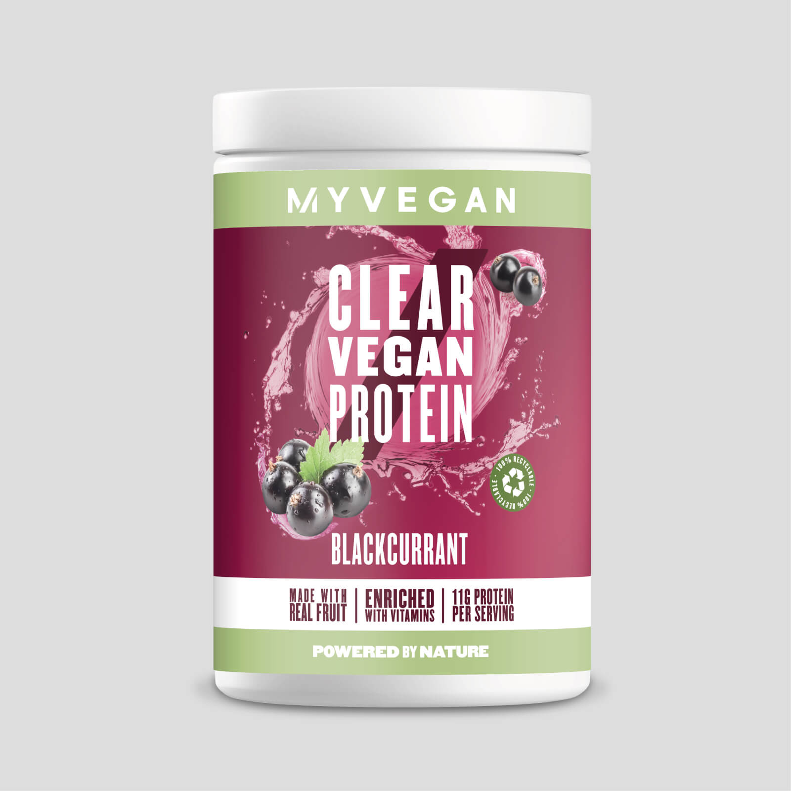 Myvegan Clear Vegan Protein - 20servings - Ribes nero