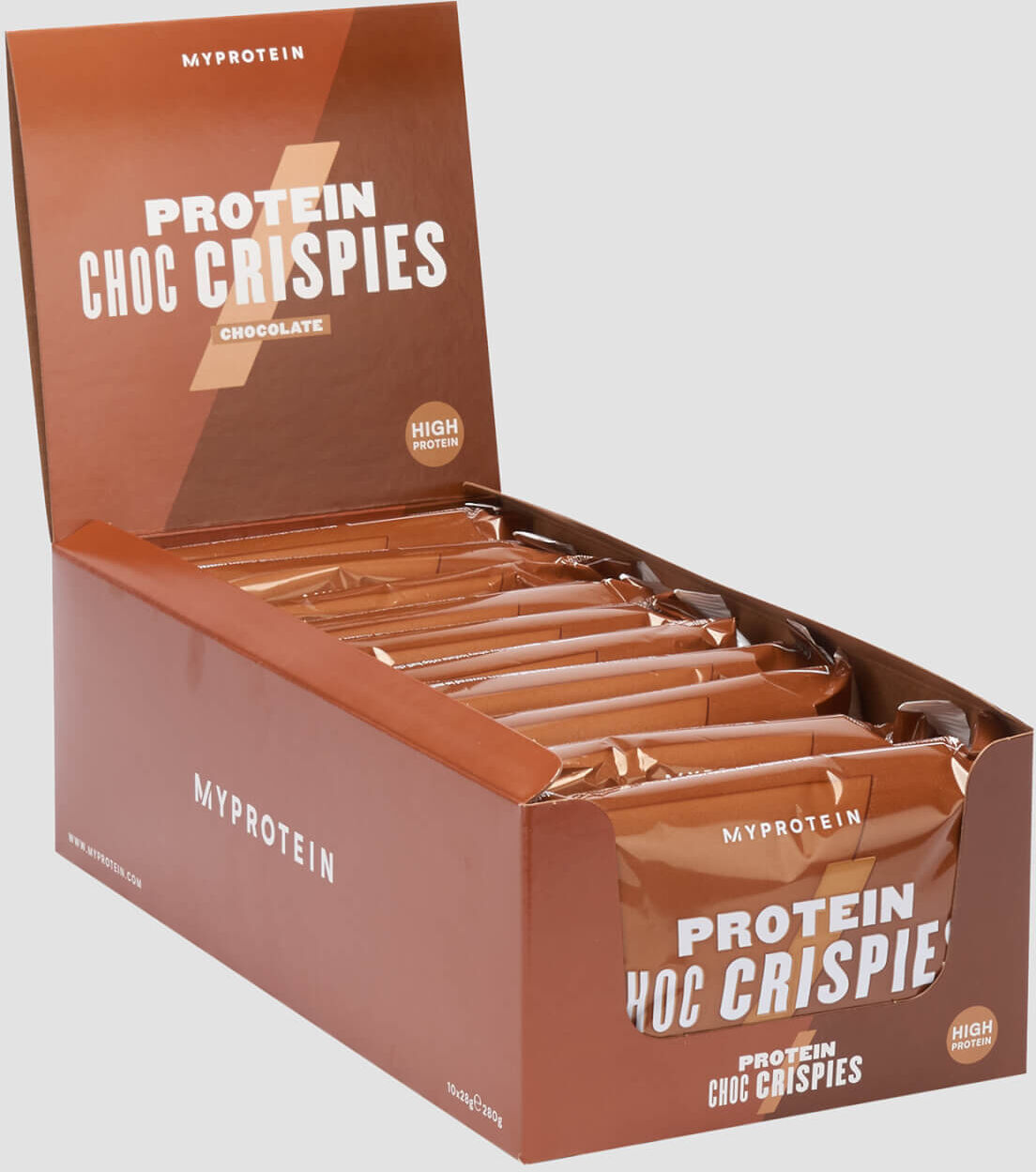 Myprotein Riso Soffiato Proteico al Cioccolato - 10 x 28g - Cioccolato