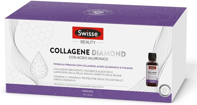 Swisse Beauty - Collagene Diamond Integratore Alimentare, 10 Flaconcini