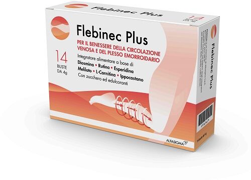 Alfasigma Flebinec Plus 14 Bustine 4 G