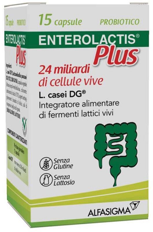 Alfasigma Enterolactis Plus Fermenti Lattici 15cps