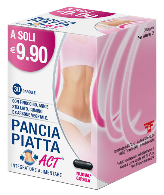F&f Pancia Piatta Act 30 capsule 300 Mg