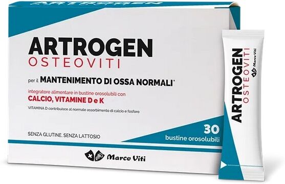 Marco Viti Artrogen Osteoviti Integratore per le Ossa Orosolubile 30 bustine