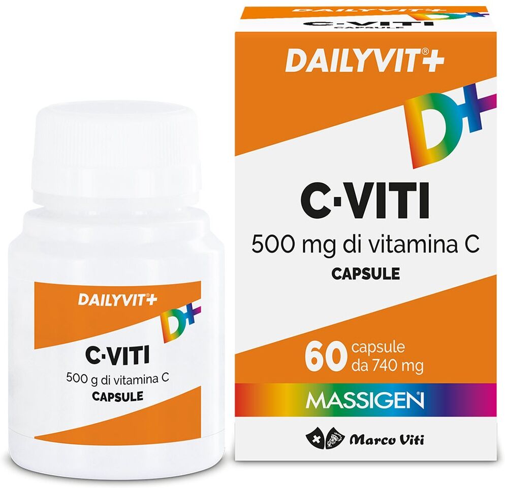 Marco Viti Dailyvit + c 500mg per capsula 60 capsule