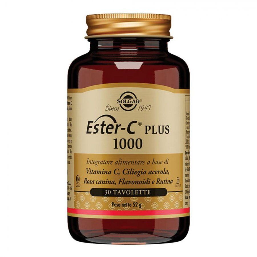 Solgar Ester C Plus 1000 mg di Vitamina C 30 tavolette