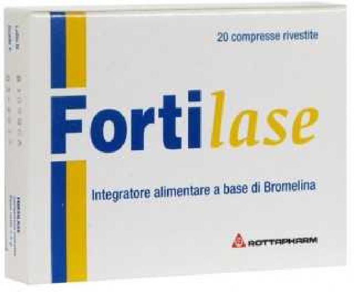 Meda Pharma Fortilase integratore bromelina 20 compresse