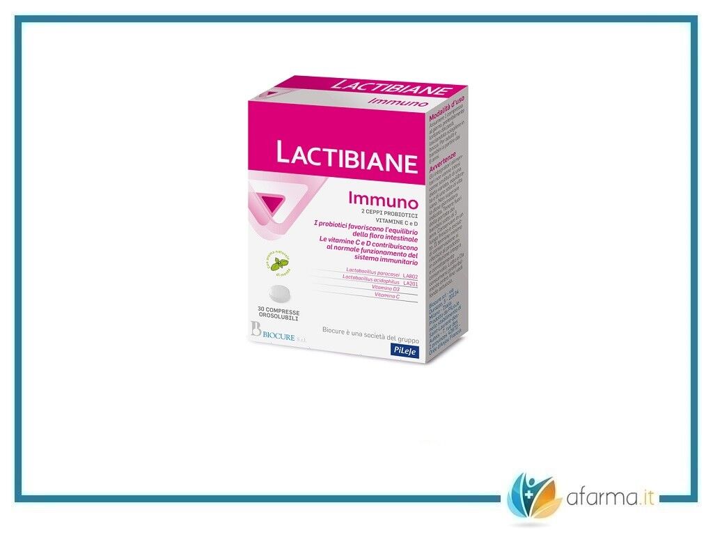 Biocure Srl Lactibiane immuno 30 compresse