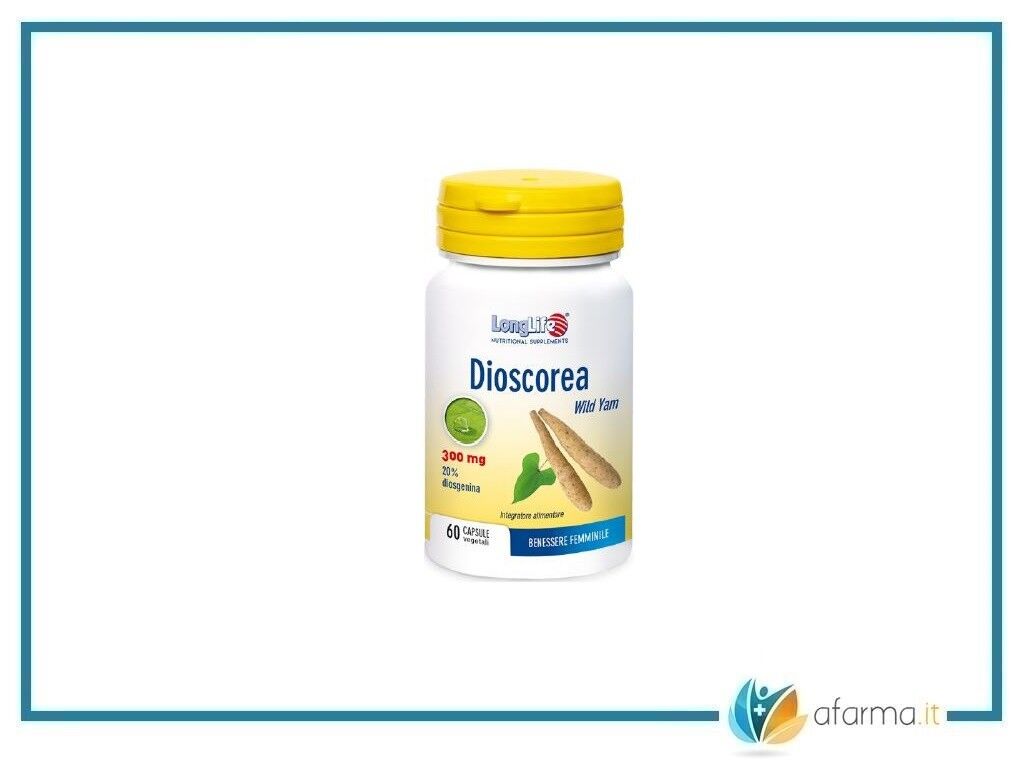 Longlife discorea 300mg 60 capsule