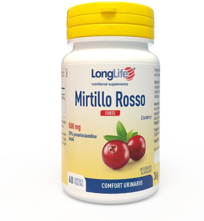 Longlife mirtillo rosso forte 60 capsule vegetali