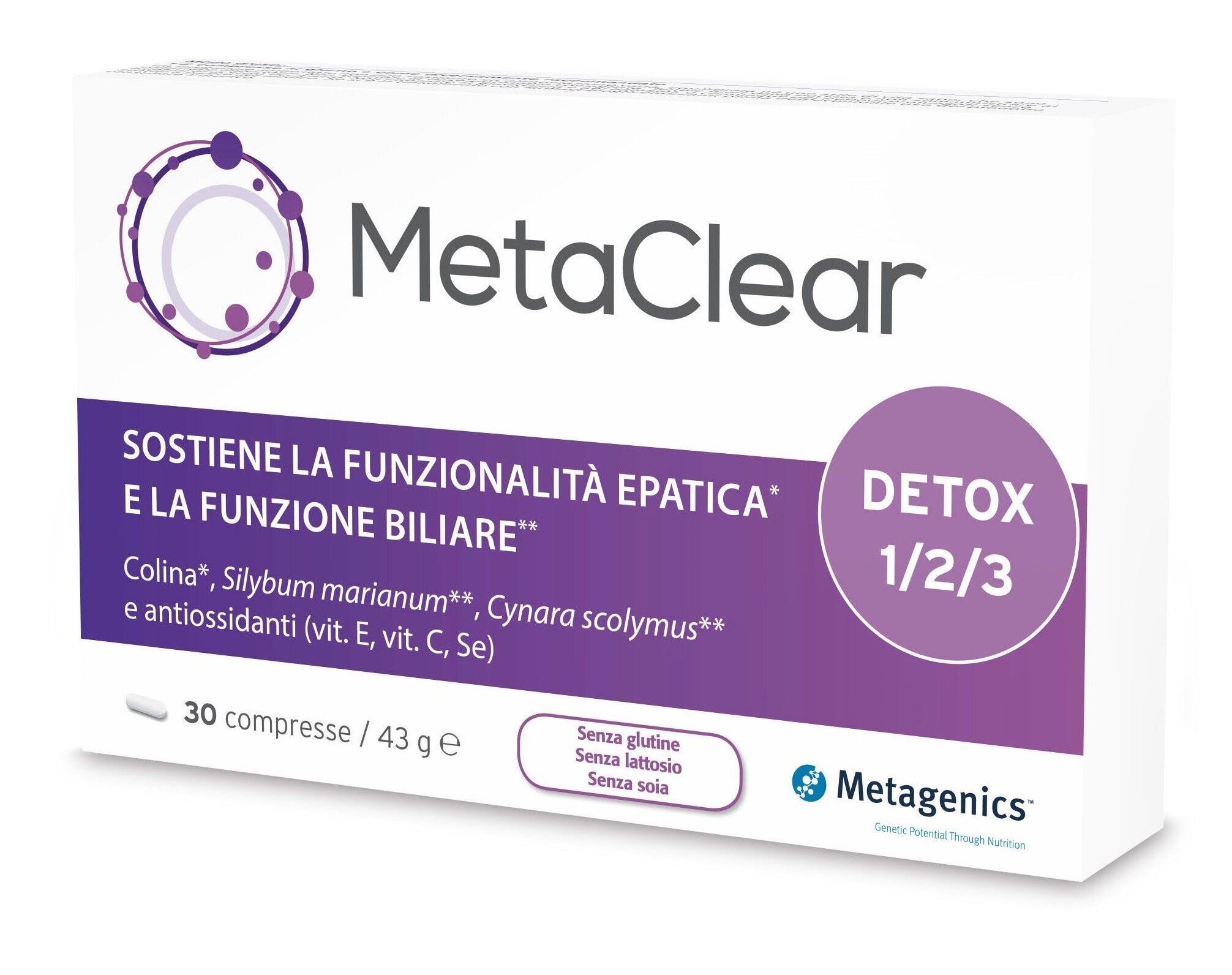 Metagenics Metaclear 30 Compresse