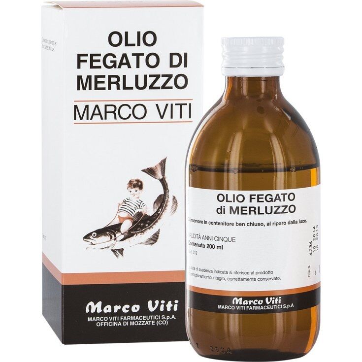 Marco Viti Olio Fegato di Merluzzo Flacone da 200 ml