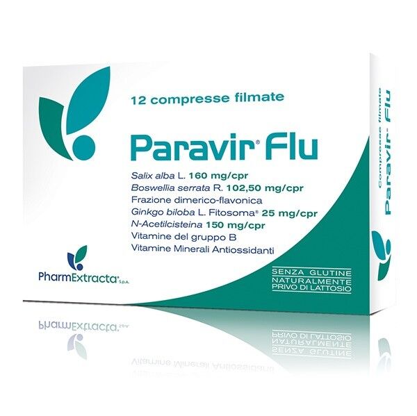 Pharmaextracta Paravir Flu Pharmextracta 12 Compresse Filmate