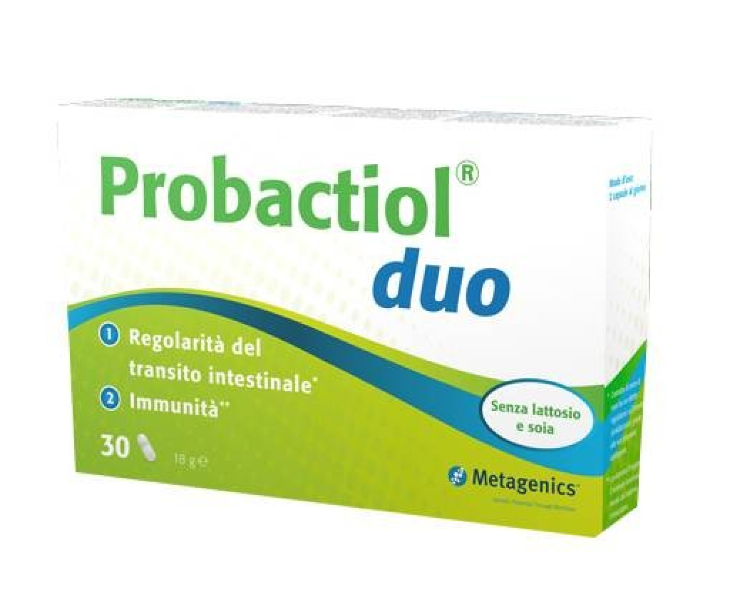 Metagenics Probactiol DUO 30 Capsule Regolarità Intestinale