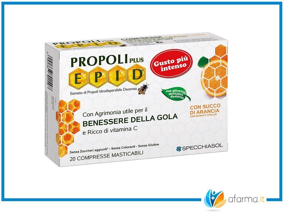 Specchiasol Propoli epid arancia 20 compresse