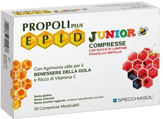 Specchiasol Propoli Epid Junior Caramelle Gola Bambini 30 Compresse