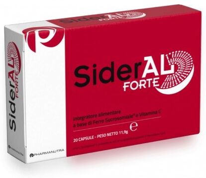 pharmanutra Sideral forte Integratore di Ferro Sucrosomiale 20 capsule