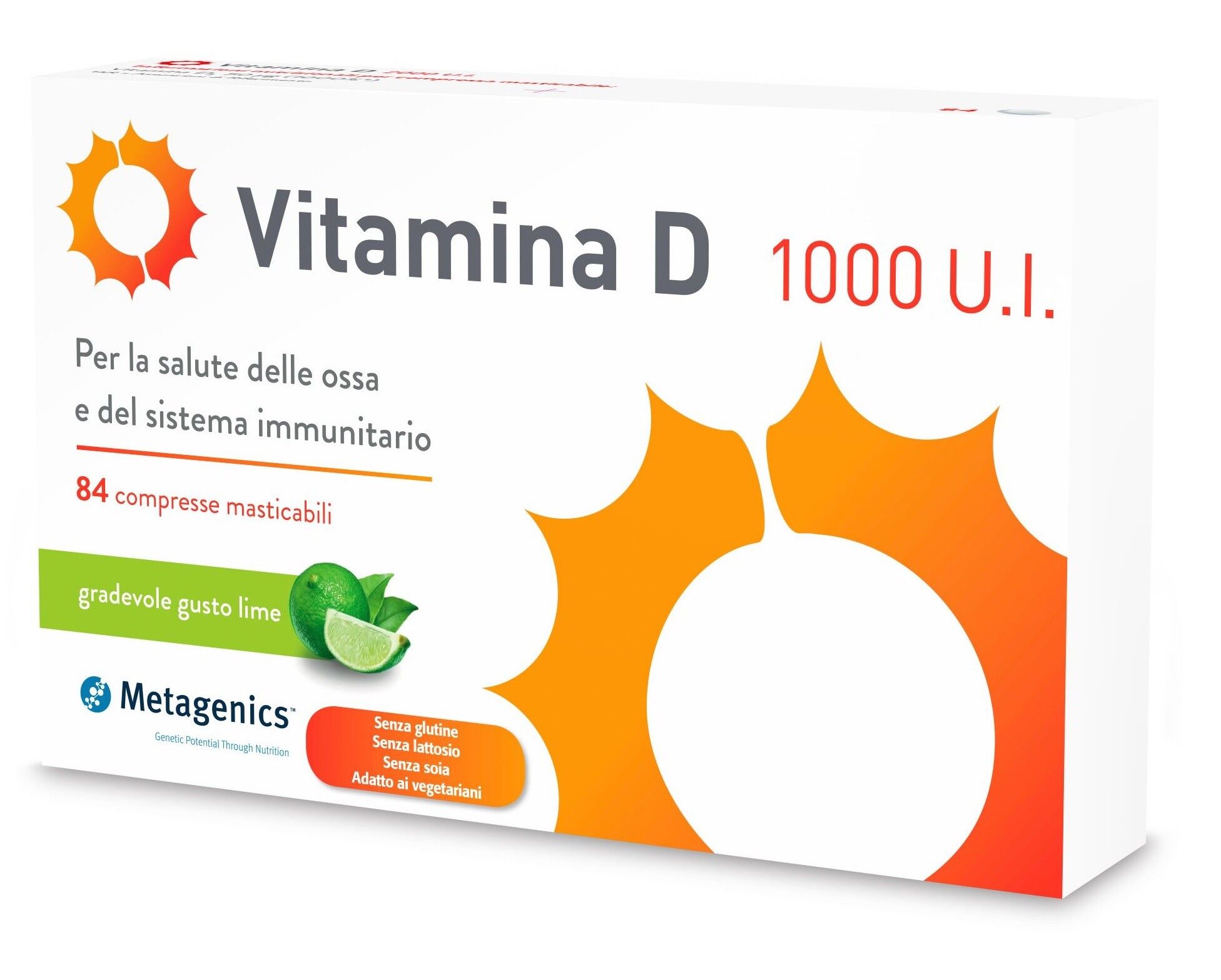 Metagenics Vitamina d 1000 ui 84 compresse