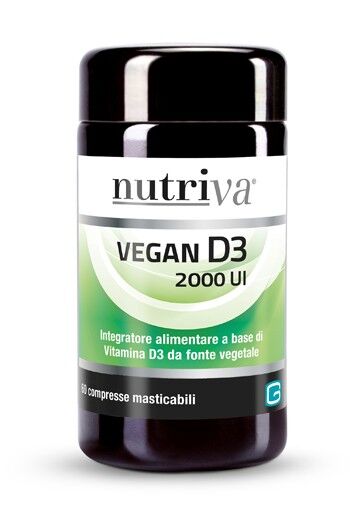 Cabassi e Giuriati Nutriva Vegan D3 60 Compresse Integratore Vitamina D3