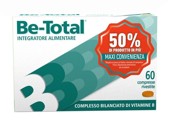 Betotal Integratore a Base di Vitamine B 60 Compresse