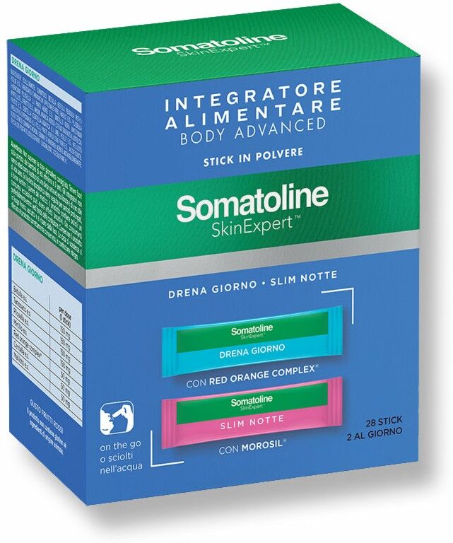 Somatoline Skin Expert Body Advanced 14 Stick Drena Giorno + 14 Stick Slim Notte