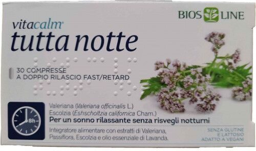 Bios Line Vitacalm Tutta Notte Fast Retard 30 Compresse