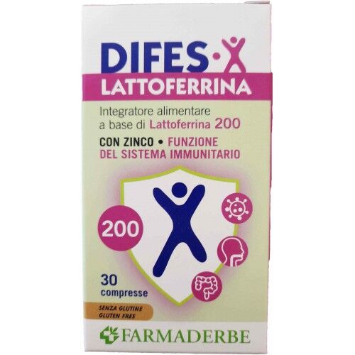 Farmaderbe Difes-x Lattoferrina 200 30 Compresse