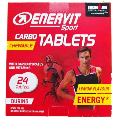 Enervit Carbo Tablets 24 Tavolette Sport Limone