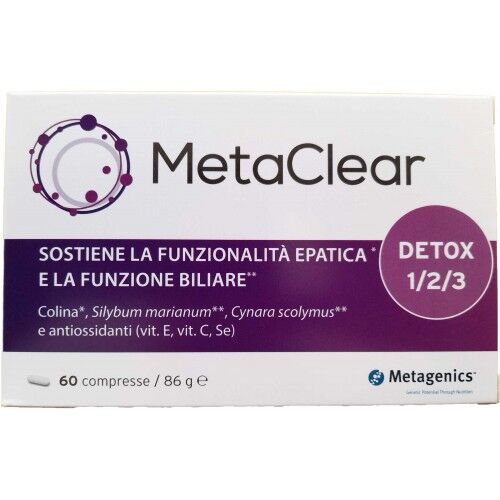 metagenics Metaclear Detox 60 Compresse
