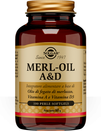 Solgar Merl Oil A & D 100 Perle Softgels