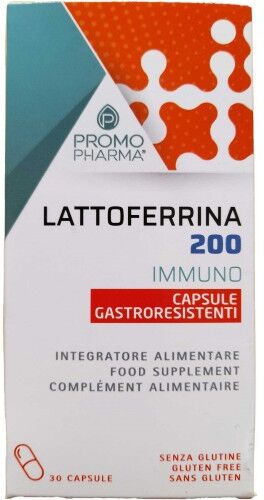 Promopharma Lattoferrina 200 Immuno 30 Capsule