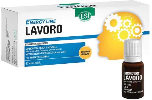 Esi Energy Line Lavoro 12 Flaconcini Da 15 Ml