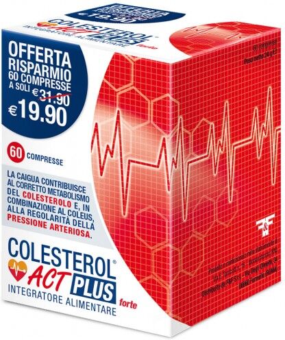 F&F Colesterol Act Plus Forte 60 Compresse