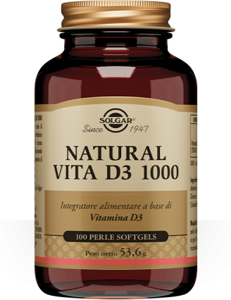 Solgar Natural Vita D3 1000 100 Perle Softgels