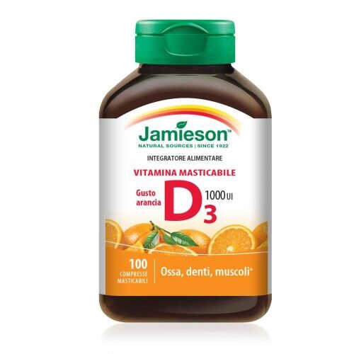 Jamieson Vitamina D3 Masticabile 100 Compresse