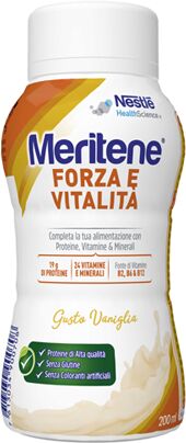 meritene forza e vitalità drink vaniglia bevanda proteica con vitamine minerali 200 ml