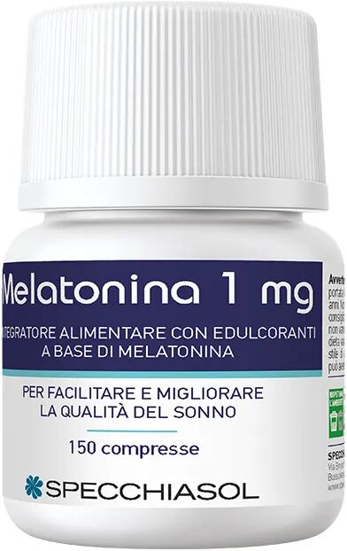 Specchiasol Melatonina 1 mg Integratore Sonno 150 Compresse