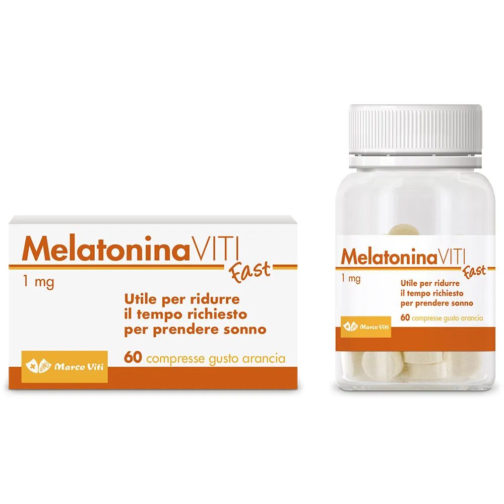 Marco Viti Melatonina Viti Fast 1 mg Integratore Per il Sonno 60 Compresse
