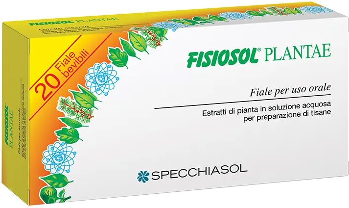 Specchiasol Fisiosol Plantae Artiglio Del Diavolo Oligoelementi 20 Fiale