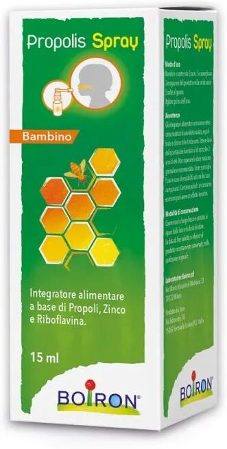 Boiron Propolis Gola Spray Per Bambini 15 ml