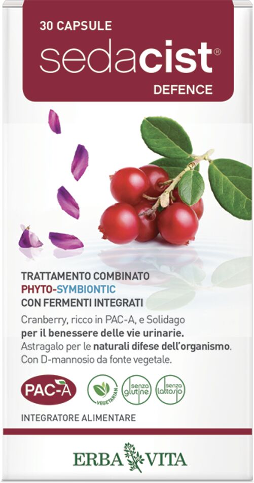 Erba Vita Sedacist Defence Integratore Vie urinarie 15+15 Capsule