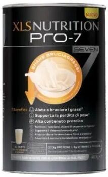 XLS Nutrition Pro 7 Shake Polvere Bruciagrassi 400 g - Pasto sostitutivo per dimagrire velocemente