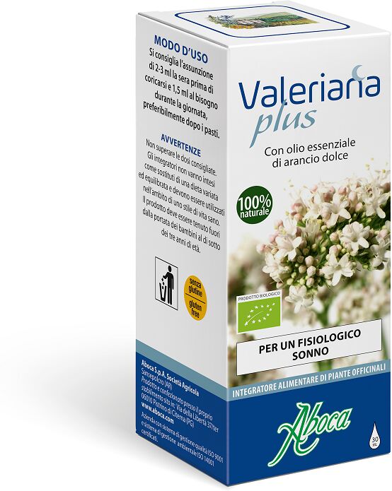 Aboca Valeriana Plus Gocce Integratore Sonno Rilassante 30 ml