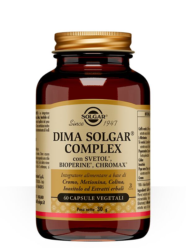 Solgar Dima Complex Integratore Drenante Dimagrante 60 Capsule