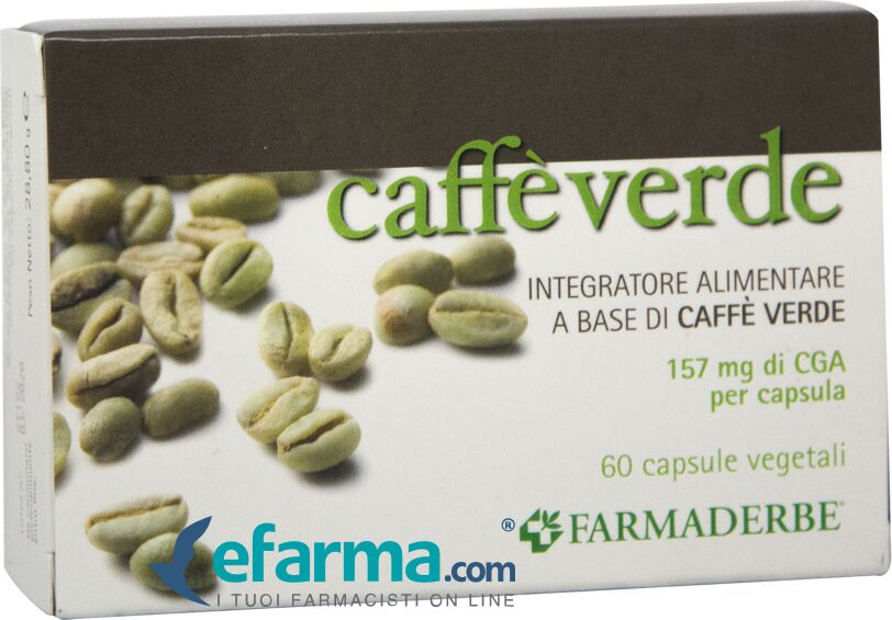 FARMADERBE Caffe Verde Integratore Drenante 60 Capsule