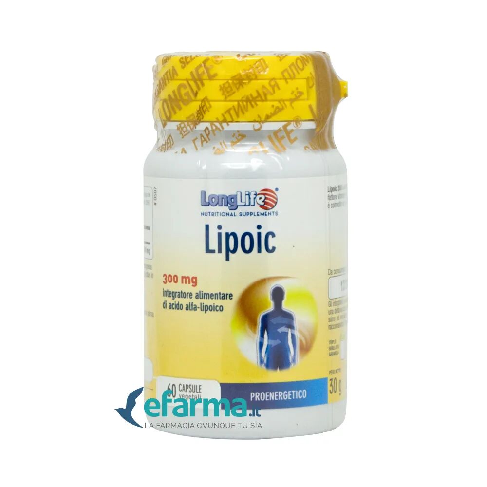 LongLife Long Life Lipoic 300 Mg 60 Capsule