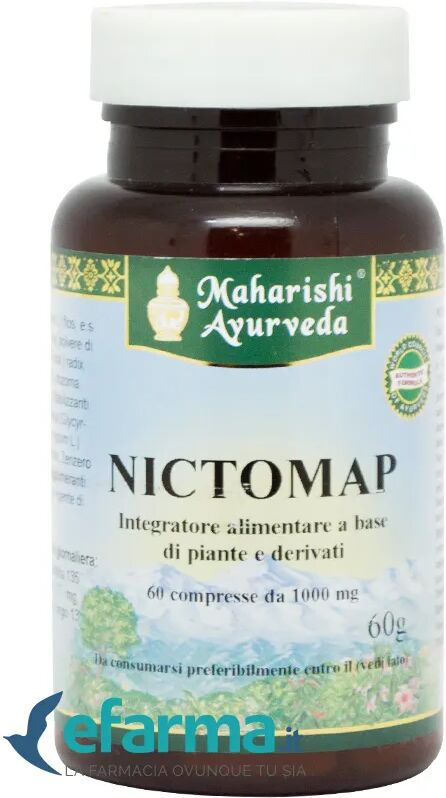 Ayurveda Maharishi Maharishi Ayurveda Nictomap P Integratore Sonno 60 Compresse