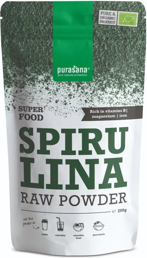 Purasana Vegan Spirulina in Polvere Bio 200g