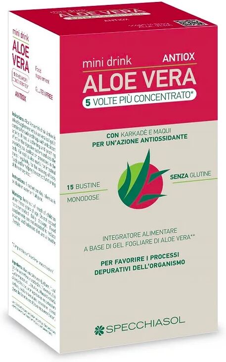 Specchiasol Aloe Vera Antiox Mini Drink 15 Stick